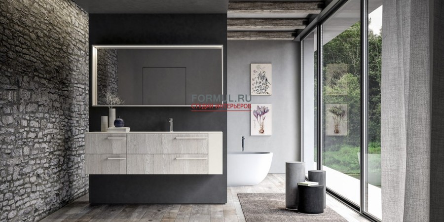 Комплект мебели для ванной Idea Group Sense